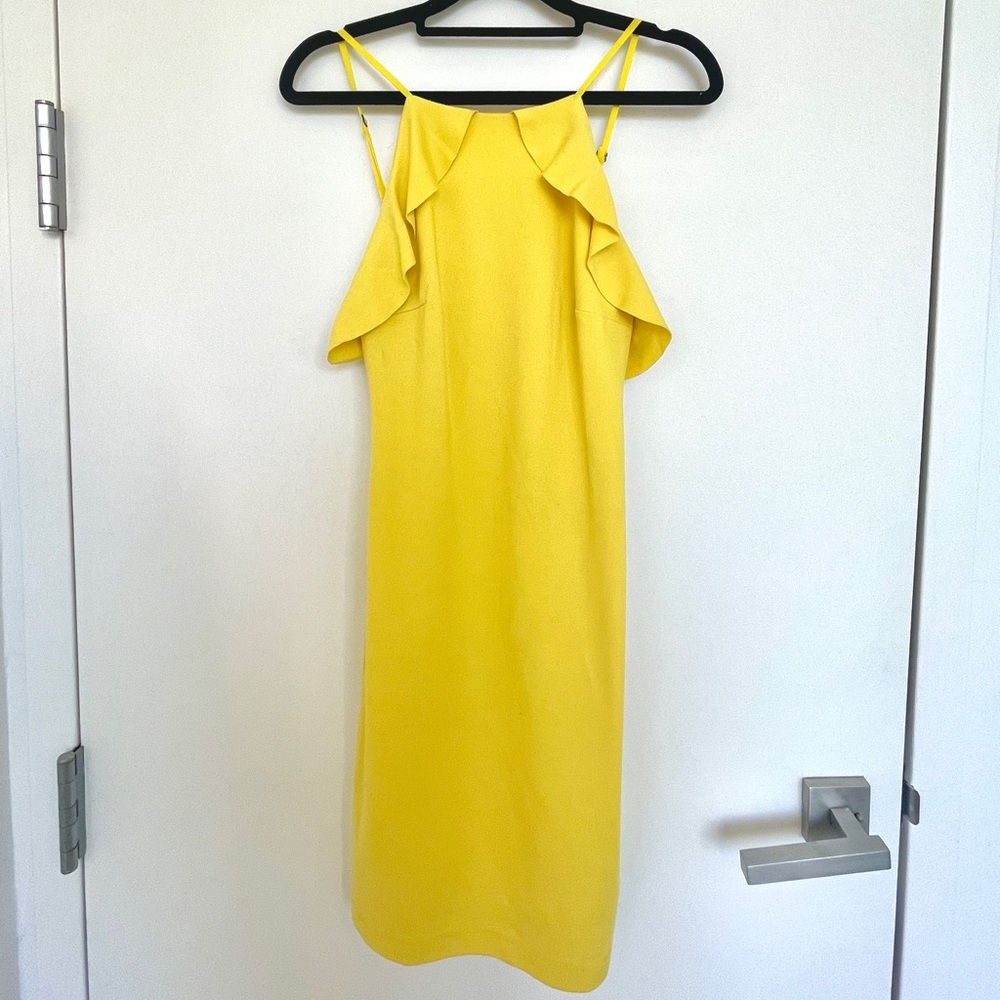 Zara - Halter Yellow Dress